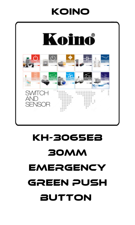 KH-3065EB 30mm Emergency Green Push Button  Koino