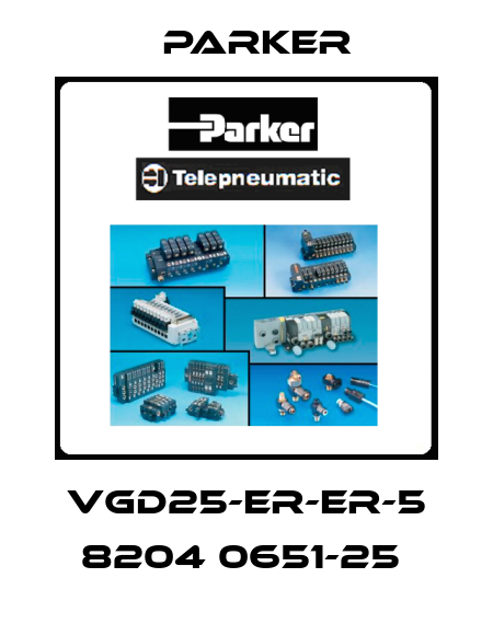 VGD25-ER-ER-5 8204 0651-25  Parker