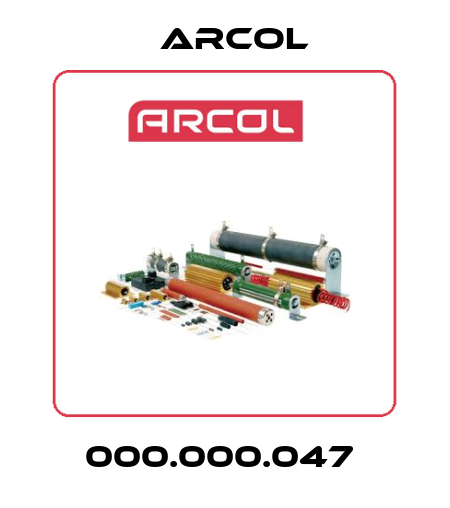 000.000.047  Arcol