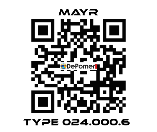 Type 024.000.6  Mayr