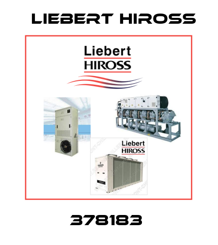378183  Liebert Hiross
