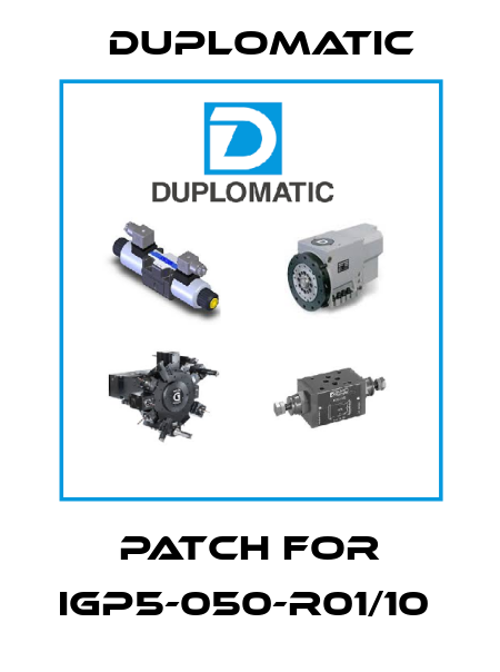 Patch for IGP5-050-R01/10  Duplomatic