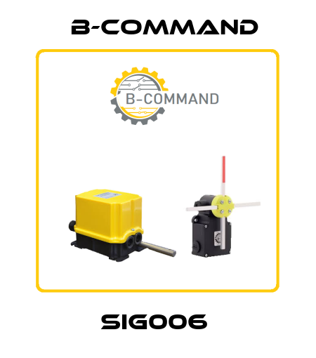 SIG006  B-COMMAND