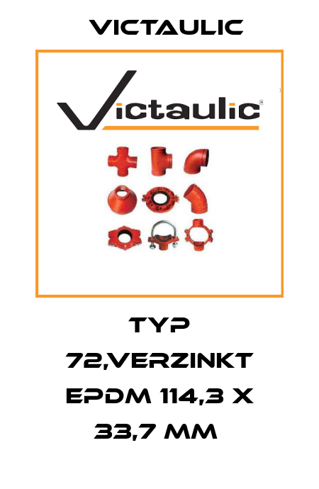Typ 72,verzinkt EPDM 114,3 x 33,7 mm  Victaulic