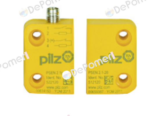 p/n: 506408, Type: PSEN ma2.1p-31/PSEN2.1-10/LED/6mm/1unit Pilz