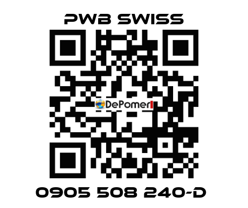 0905 508 240-D  PWB Swiss