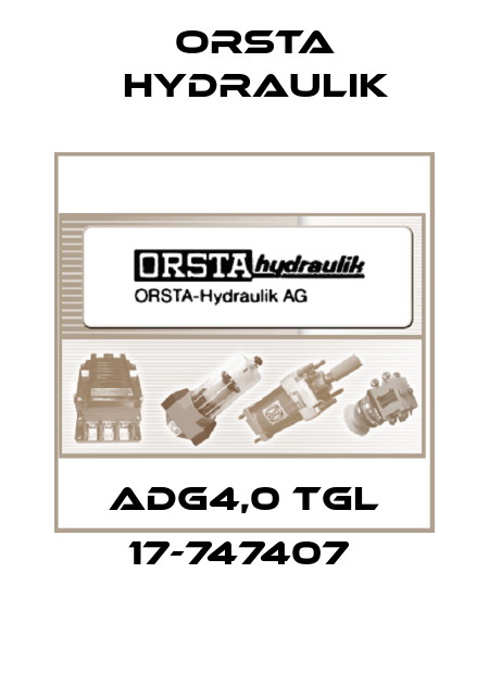 ADG4,0 TGL 17-747407  Orsta Hydraulik