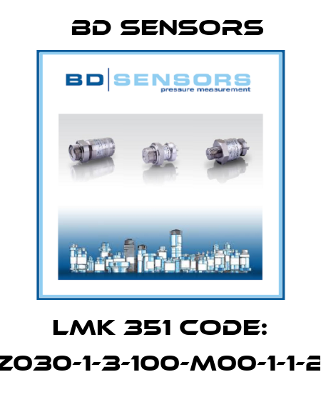 LMK 351 Code: 470-Z030-1-3-100-M00-1-1-2-000 Bd Sensors