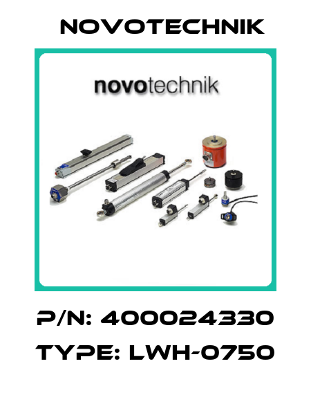 P/N: 400024330 Type: LWH-0750 Novotechnik