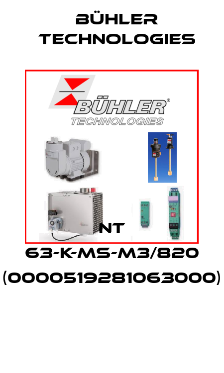 NT 63-K-MS-M3/820 (0000519281063000)  Bühler Technologies