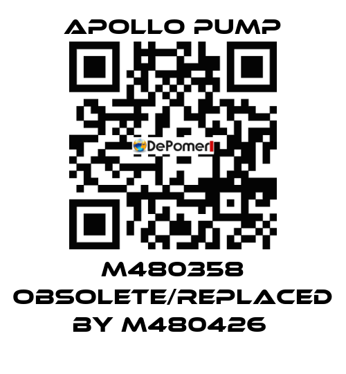 M480358 obsolete/replaced by M480426  Apollo pump
