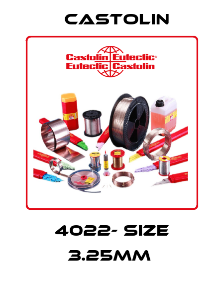 4022- size 3.25mm  Castolin