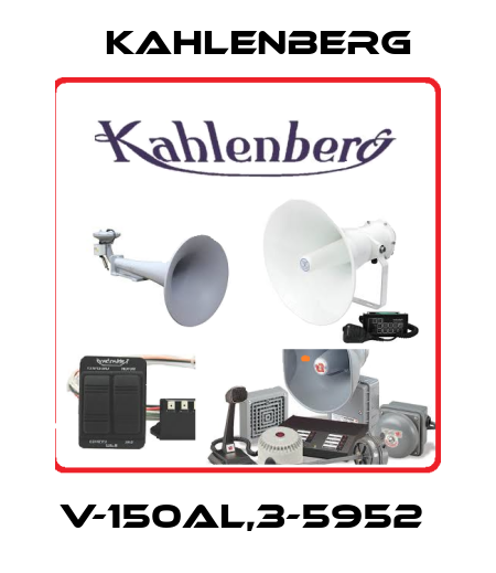 V-150AL,3-5952  KAHLENBERG