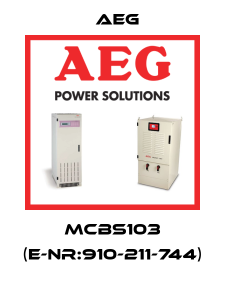 MCBS103 (E-NR:910-211-744) AEG