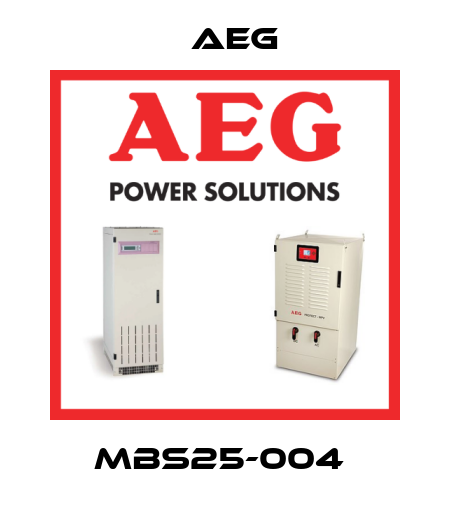 MBS25-004  AEG
