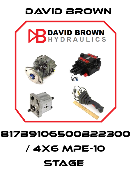 817B9106500B22300 / 4X6 MPE-10 STAGE  David Brown