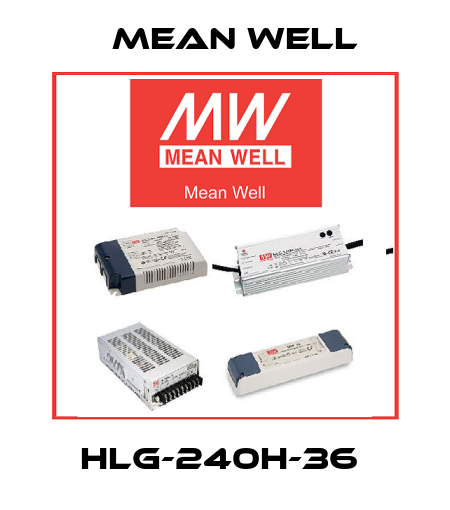 HLG-240H-36  Mean Well