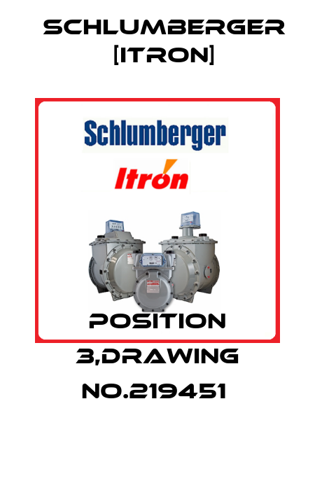position 3,drawing No.219451  Schlumberger [Itron]