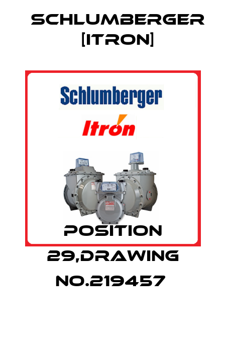 position 29,drawing No.219457  Schlumberger [Itron]