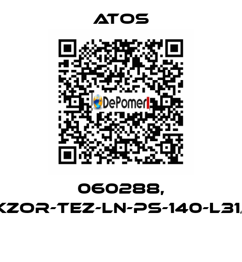 060288, DLKZOR-TEZ-LN-PS-140-L31/BZ   Atos
