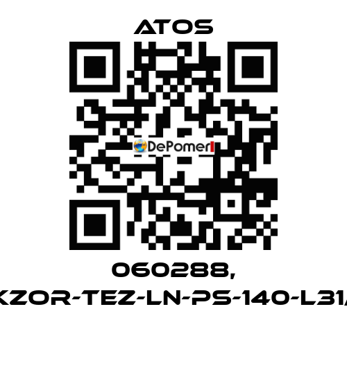 060288, DLKZOR-TEZ-LN-PS-140-L31/BZ   Atos