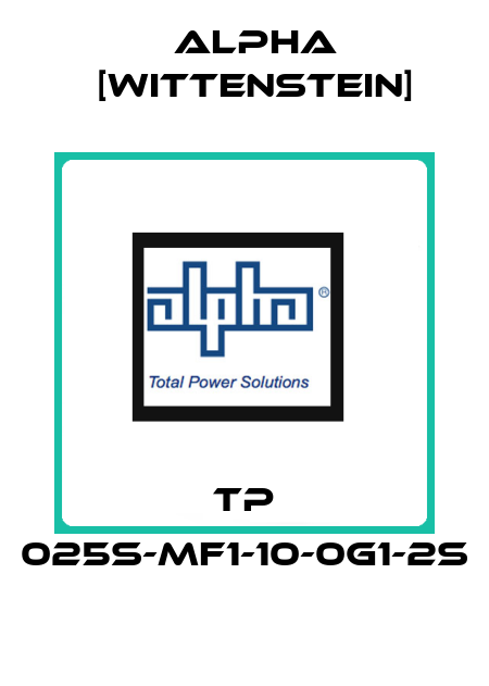 TP 025S-MF1-10-0G1-2S Alpha [Wittenstein]