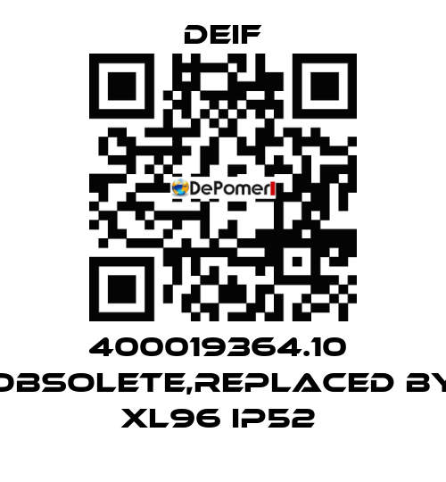 400019364.10  obsolete,replaced by  XL96 IP52  Deif