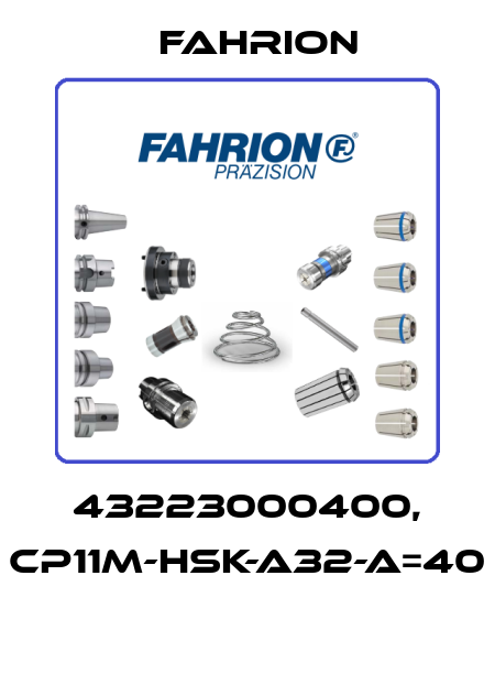 43223000400, CP11M-HSK-A32-A=40   Fahrion