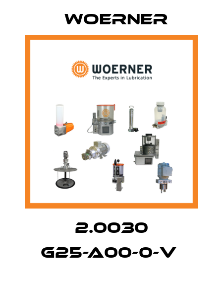 2.0030 G25-A00-0-V  Woerner