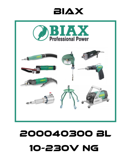 200040300 BL 10-230V NG  Biax