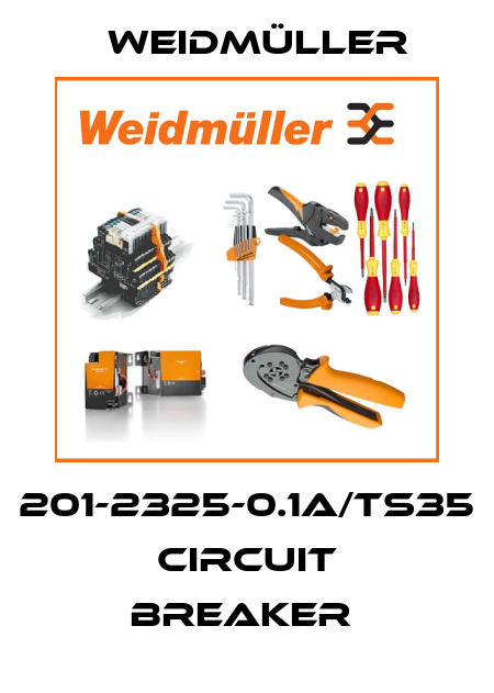 201-2325-0.1A/TS35 CIRCUIT BREAKER  Weidmüller
