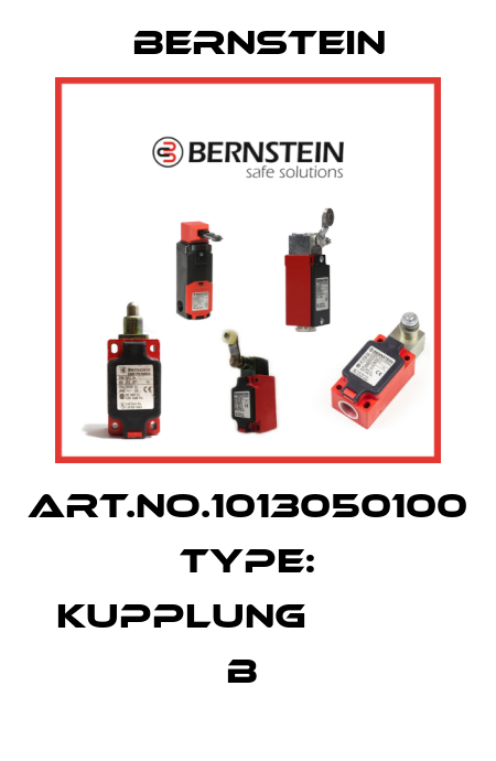 Art.No.1013050100 Type: KUPPLUNG                     B  Bernstein