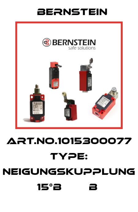 Art.No.1015300077 Type: NEIGUNGSKUPPLUNG 15°B        B  Bernstein
