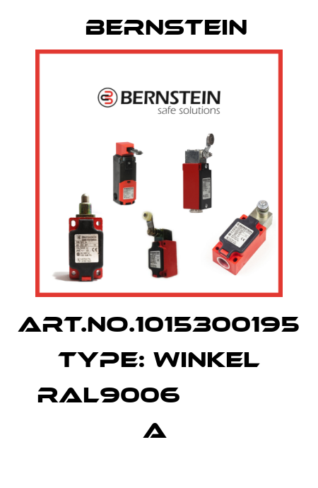 Art.No.1015300195 Type: WINKEL RAL9006               A  Bernstein