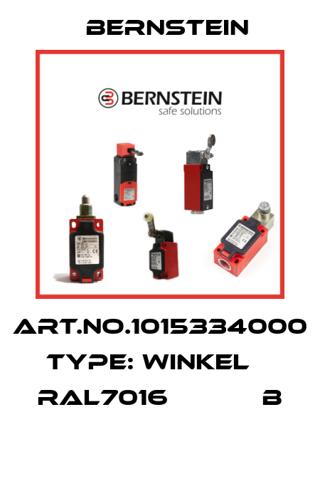 Art.No.1015334000 Type: WINKEL    RAL7016            B  Bernstein