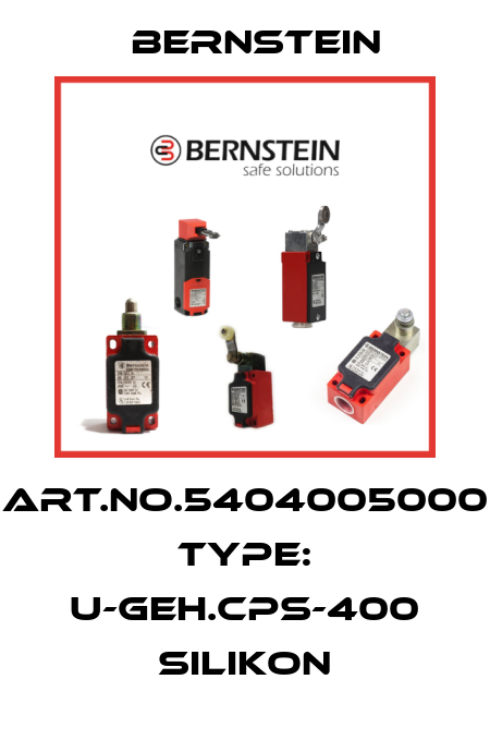 Art.No.5404005000 Type: U-GEH.CPS-400 SILIKON Bernstein