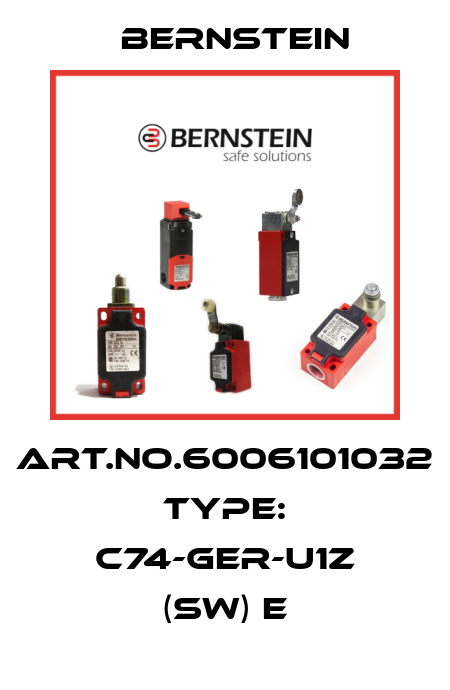Art.No.6006101032 Type: C74-GER-U1Z (SW) E Bernstein
