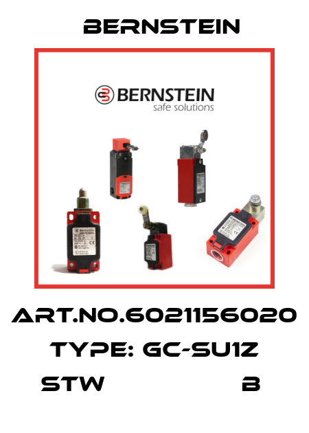 Art.No.6021156020 Type: GC-SU1Z STW                  B  Bernstein
