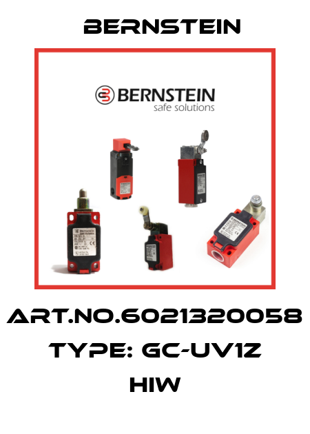 Art.No.6021320058 Type: GC-UV1Z HIW Bernstein