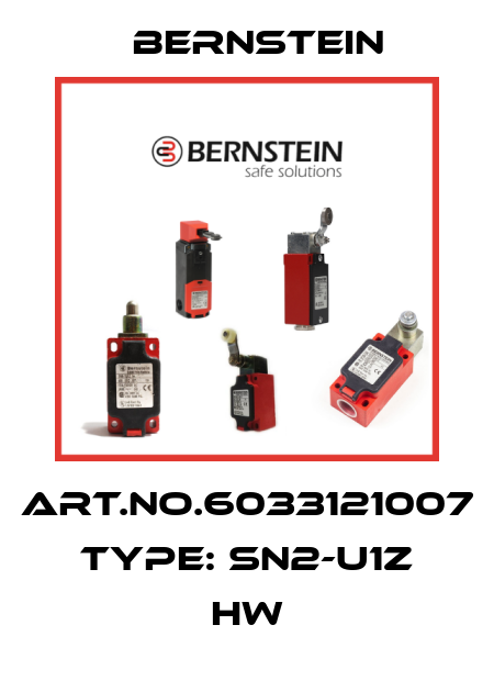 Art.No.6033121007 Type: SN2-U1Z HW Bernstein