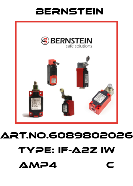 Art.No.6089802026 Type: IF-A2Z IW AMP4               C Bernstein