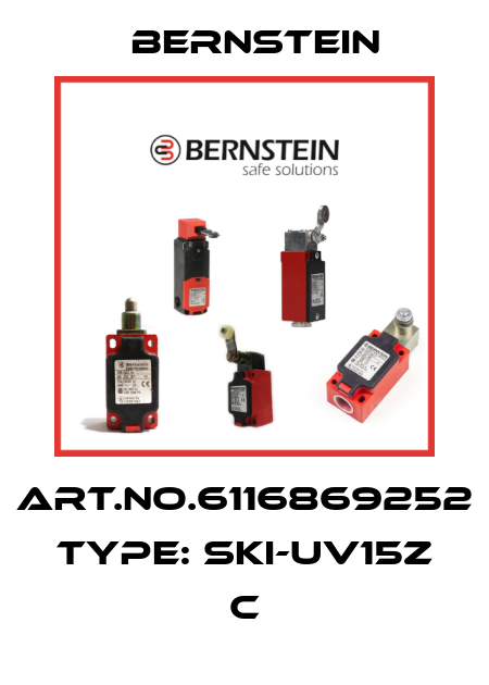 Art.No.6116869252 Type: SKI-UV15Z                    C Bernstein