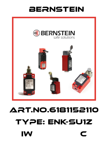 Art.No.6181152110 Type: ENK-SU1Z IW                  C Bernstein