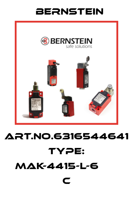 Art.No.6316544641 Type: MAK-4415-L-6                 C Bernstein