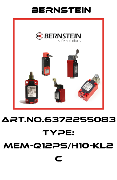 Art.No.6372255083 Type: MEM-Q12PS/H10-KL2            C Bernstein