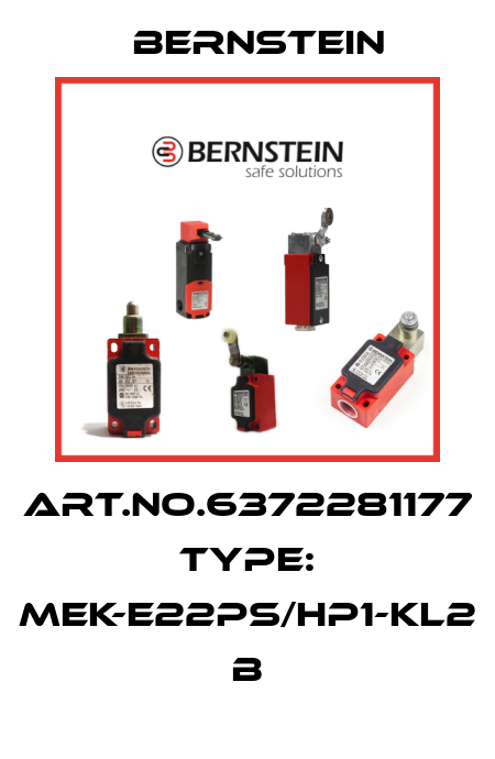 Art.No.6372281177 Type: MEK-E22PS/HP1-KL2            B Bernstein