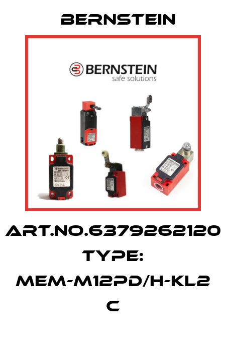 Art.No.6379262120 Type: MEM-M12PD/H-KL2              C Bernstein