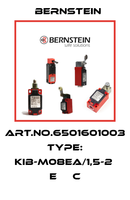 Art.No.6501601003 Type: KIB-M08EA/1,5-2        E     C Bernstein