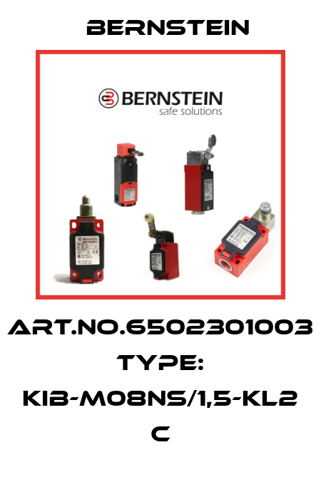 Art.No.6502301003 Type: KIB-M08NS/1,5-KL2            C Bernstein