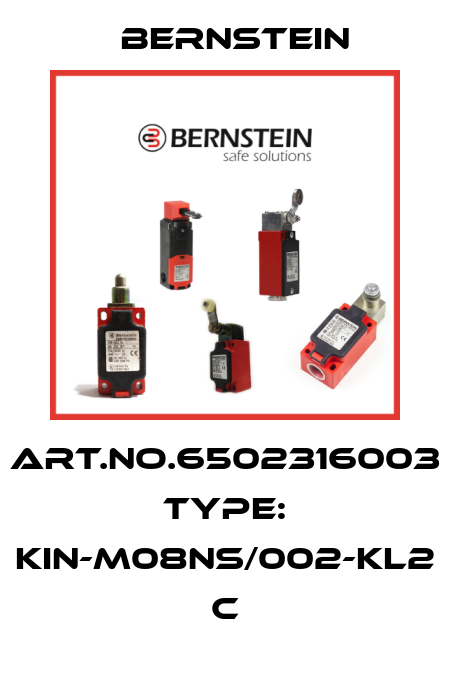 Art.No.6502316003 Type: KIN-M08NS/002-KL2            C Bernstein
